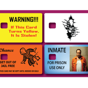 03 Inmate Credit Card Skin Set 4pc