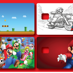 04 Mario Credit Card Skin Set 4pc
