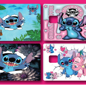 05 Stitch Credit Card Skin Set 4pc