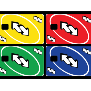 06 UNO Credit Card Skin Set 4pc