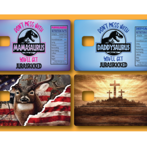 10 Family Credit Card Skin Set 4pc