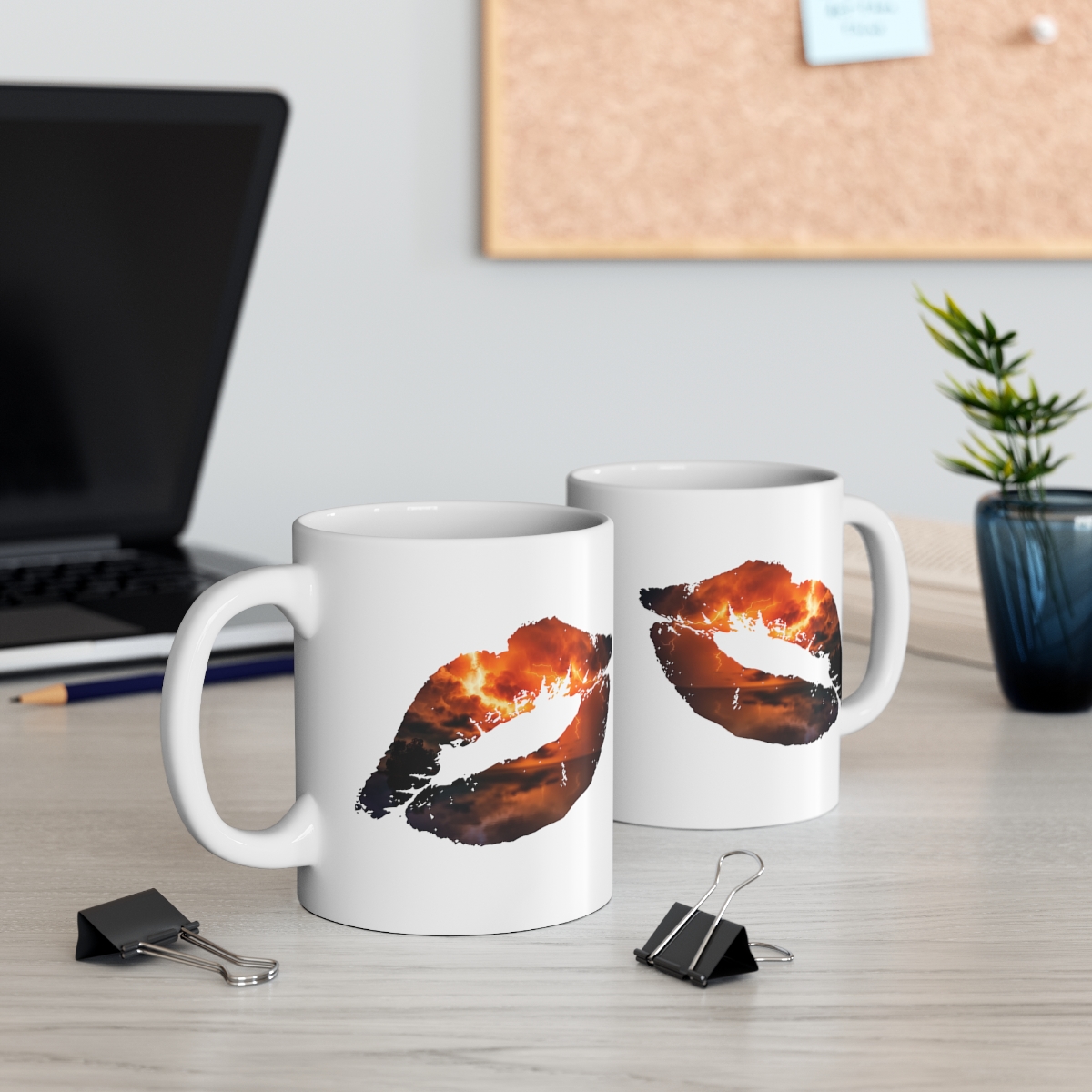 017 Lips Storm Coffee Mug - Image 2