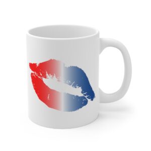 016 Lips RedWhtBlu Coffee Mug