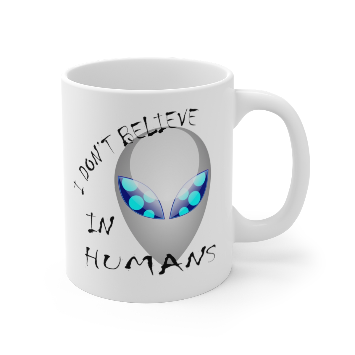 072 Alien Believe Coffee Mug