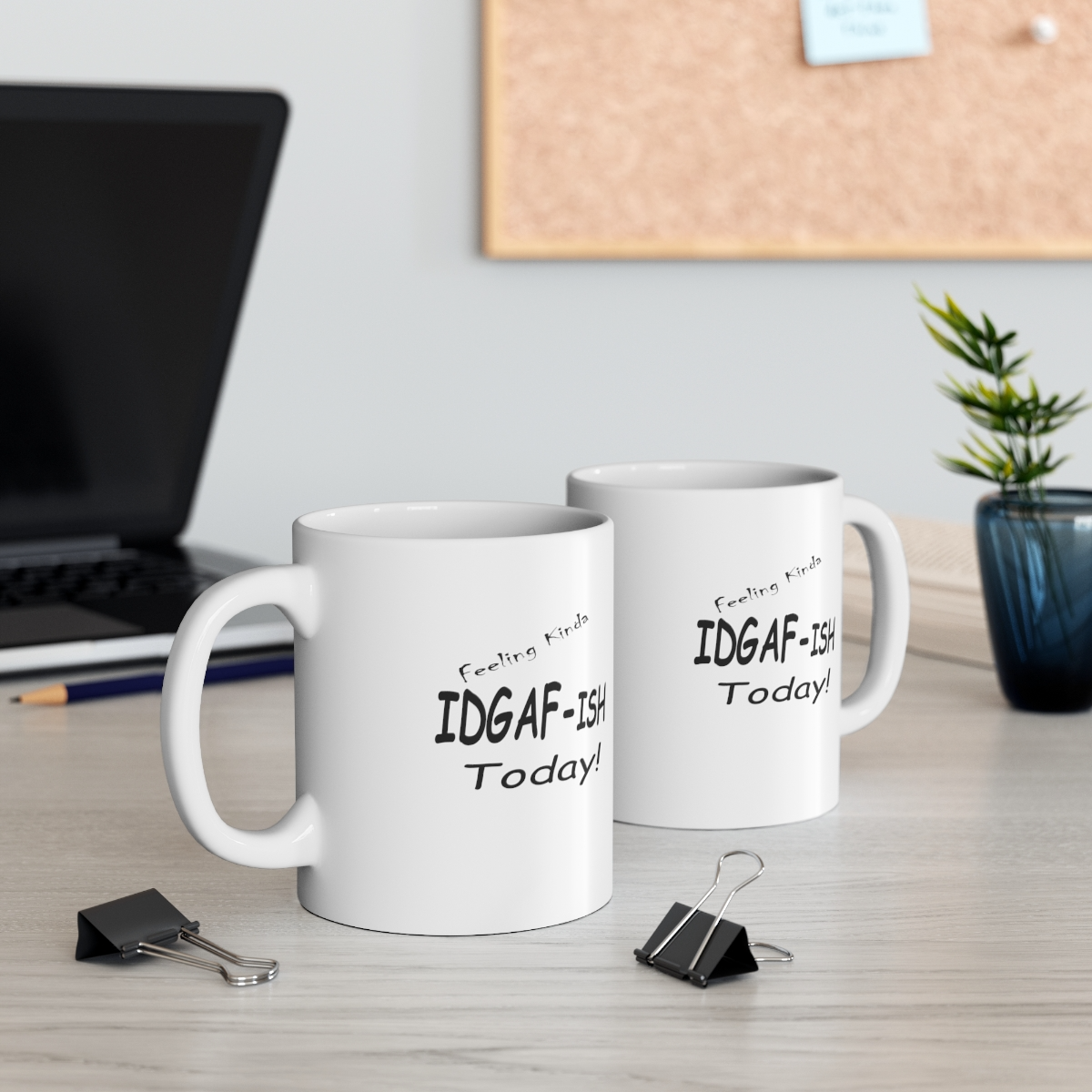 054 IDGAFish Coffee Mug - Image 2