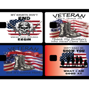 11 Veteran Credit Card Skin Set 4pc