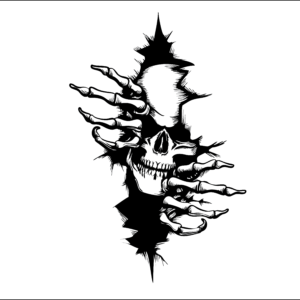 TD001 Skull Breakout 20oz Slim Tumbler DESIGN ONLY! Download!