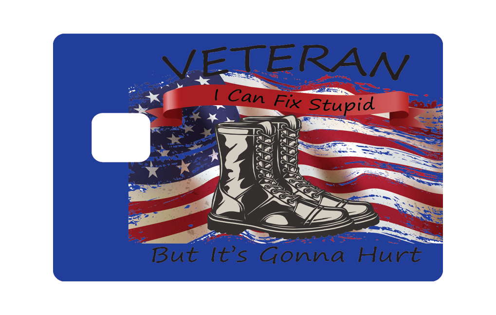 11 Veteran Credit Card Skin Set 4pc - Image 3