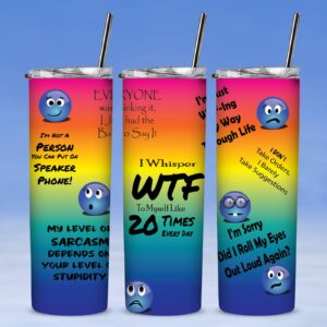 126 WTF 20oz Stainless Steel Tumbler