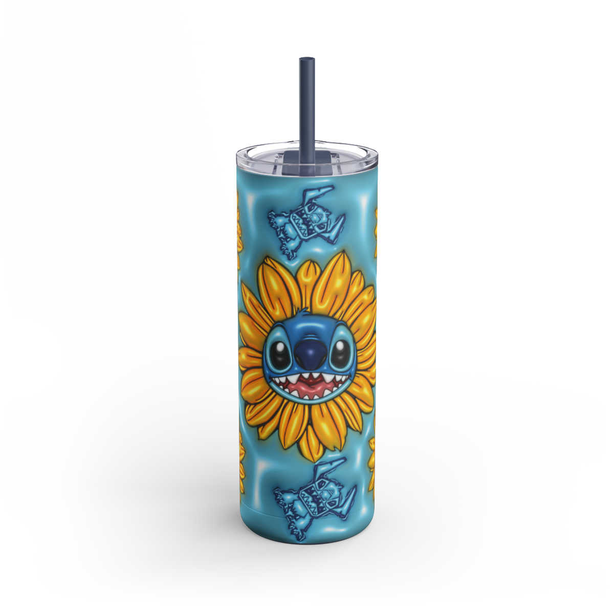 206 Stitch Sunflower 2 20oz Stainless Steel Tumbler - Image 5
