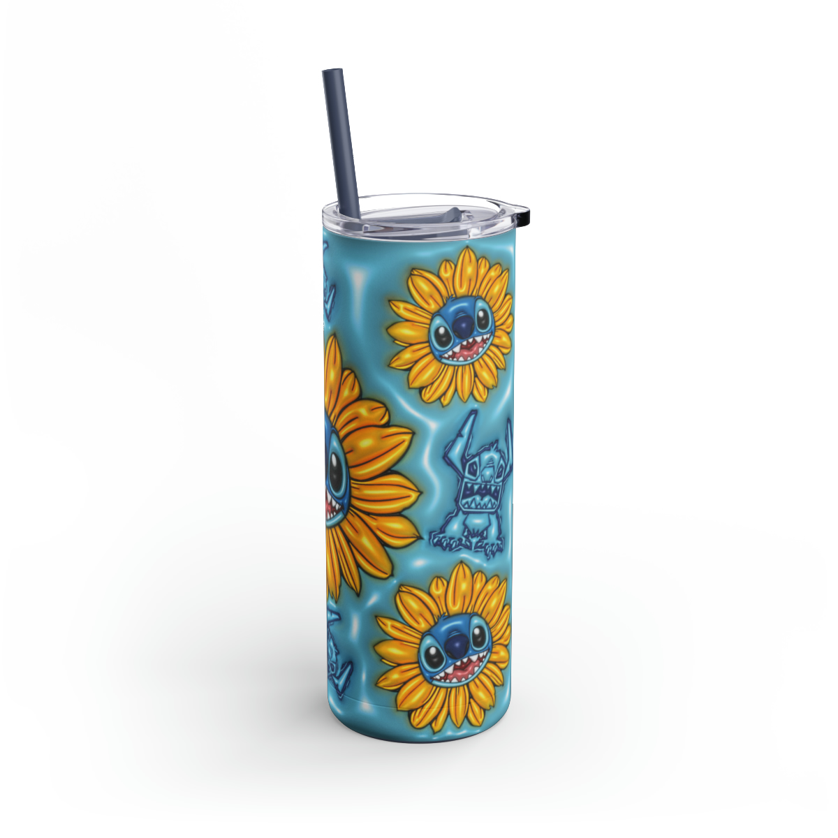 206 Stitch Sunflower 2 20oz Stainless Steel Tumbler - Image 4