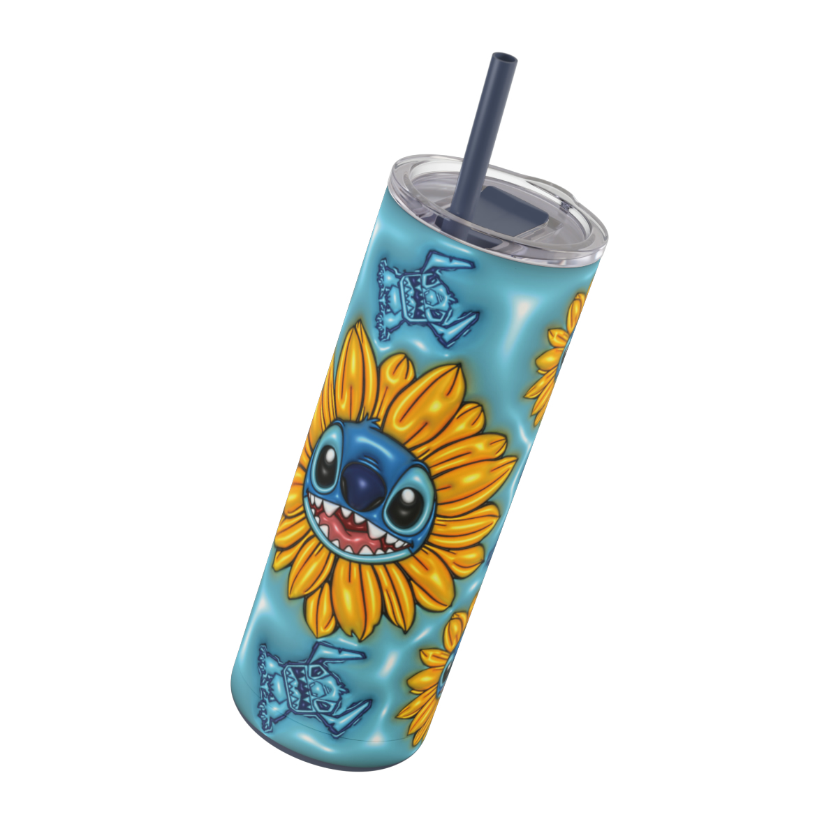 206 Stitch Sunflower 2 20oz Stainless Steel Tumbler - Image 2