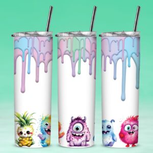 134 Little Monsters 20oz Stainless Steel Tumbler