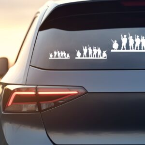 34 Soldiers Car Decal