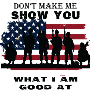 TD015 Veteran Good At 20oz Slim Tumbler DESIGN ONLY! Download!