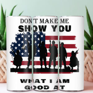 15 Veteran Good At 20oz Stainless Steel Tumbler