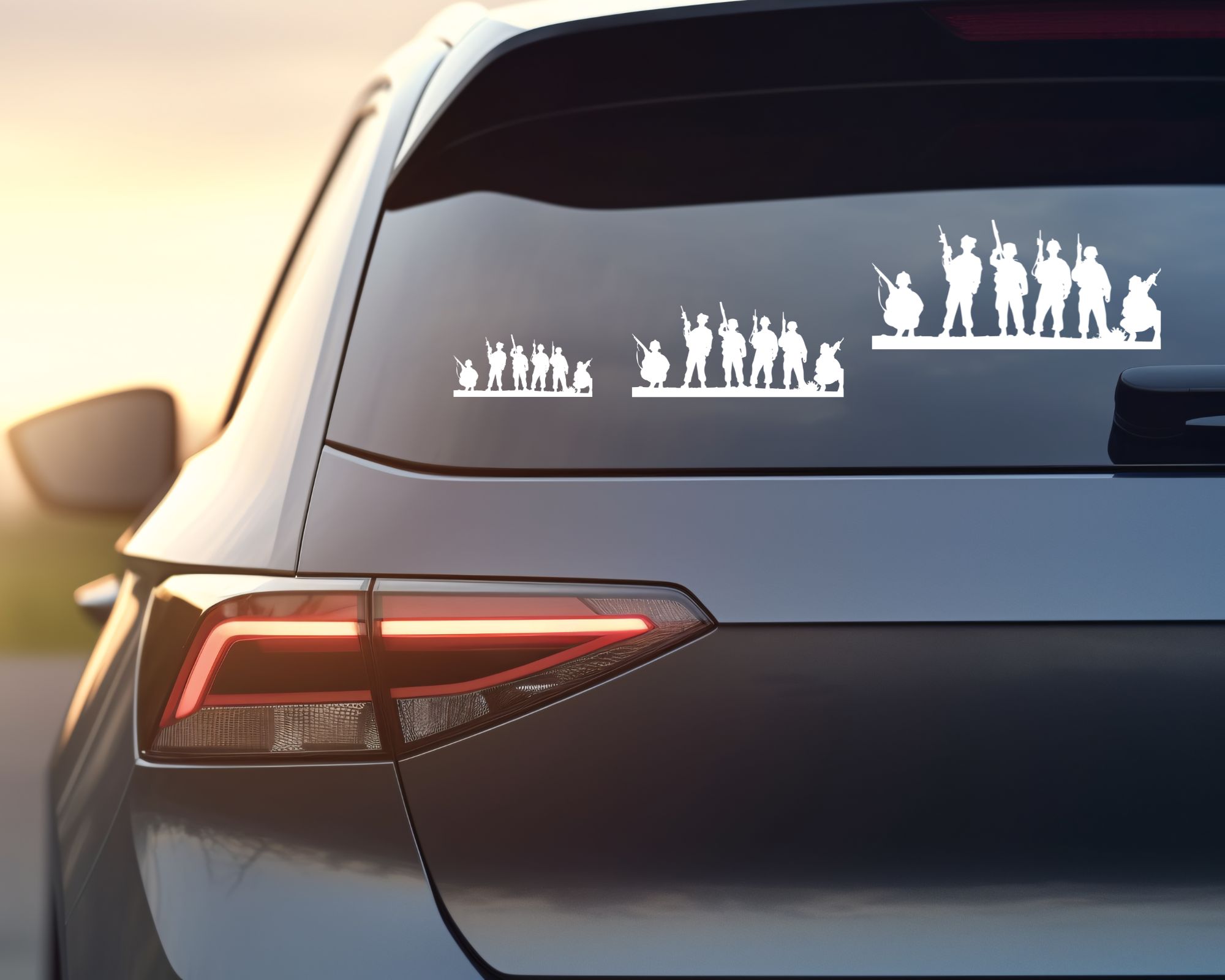 34 Soldiers Car Decal
