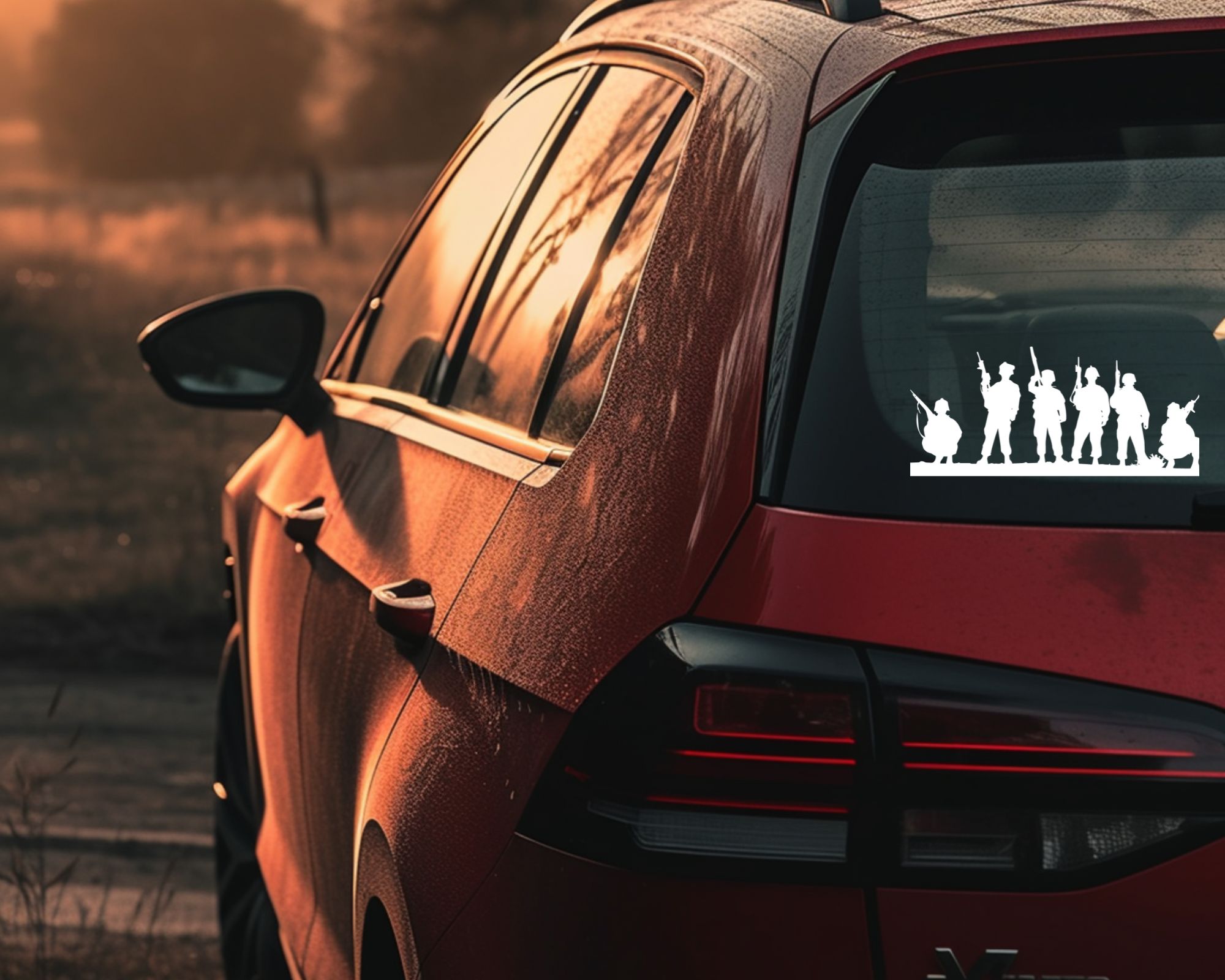 34 Soldiers Car Decal - Image 4