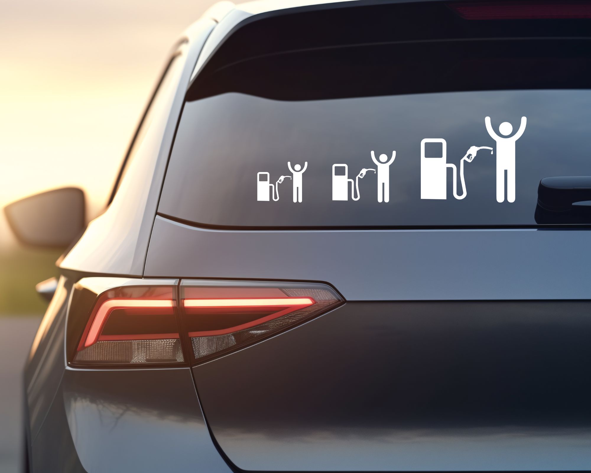 38 Gas Robbery Car Decal