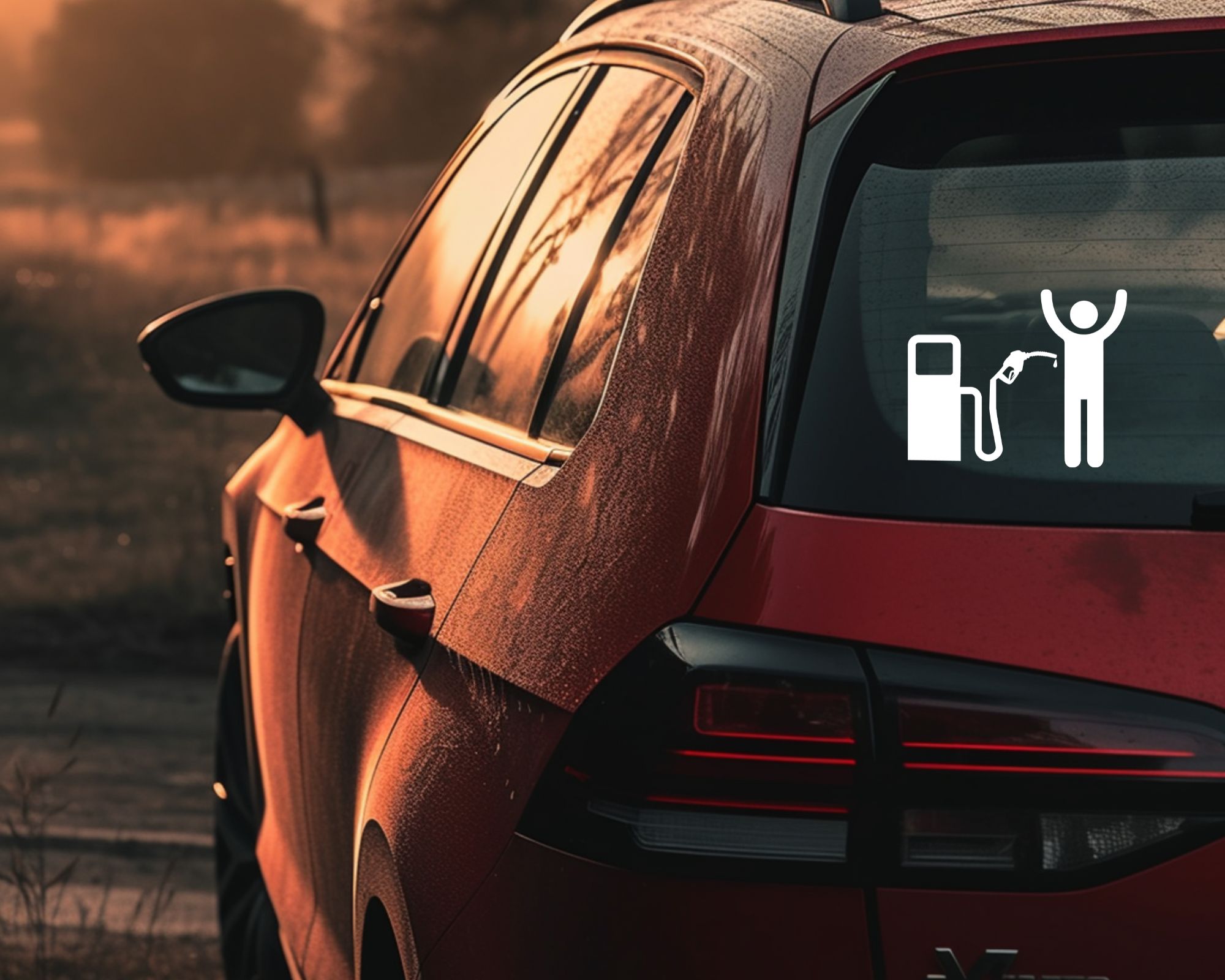 38 Gas Robbery Car Decal - Image 4