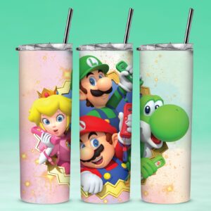 184 Mario Breakout 20oz Stainless Steel Tumbler