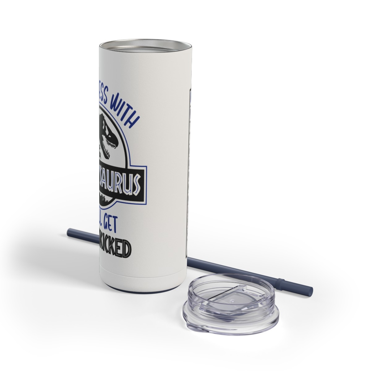 121 Daddysaurus 20oz Stainless Steel Tumbler - Image 3