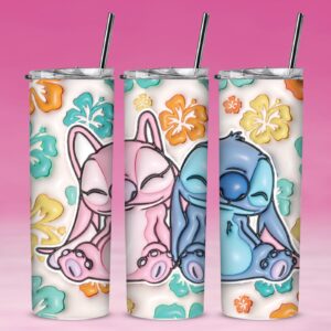 212 Stitch Angel  20oz Stainless Steel Tumbler