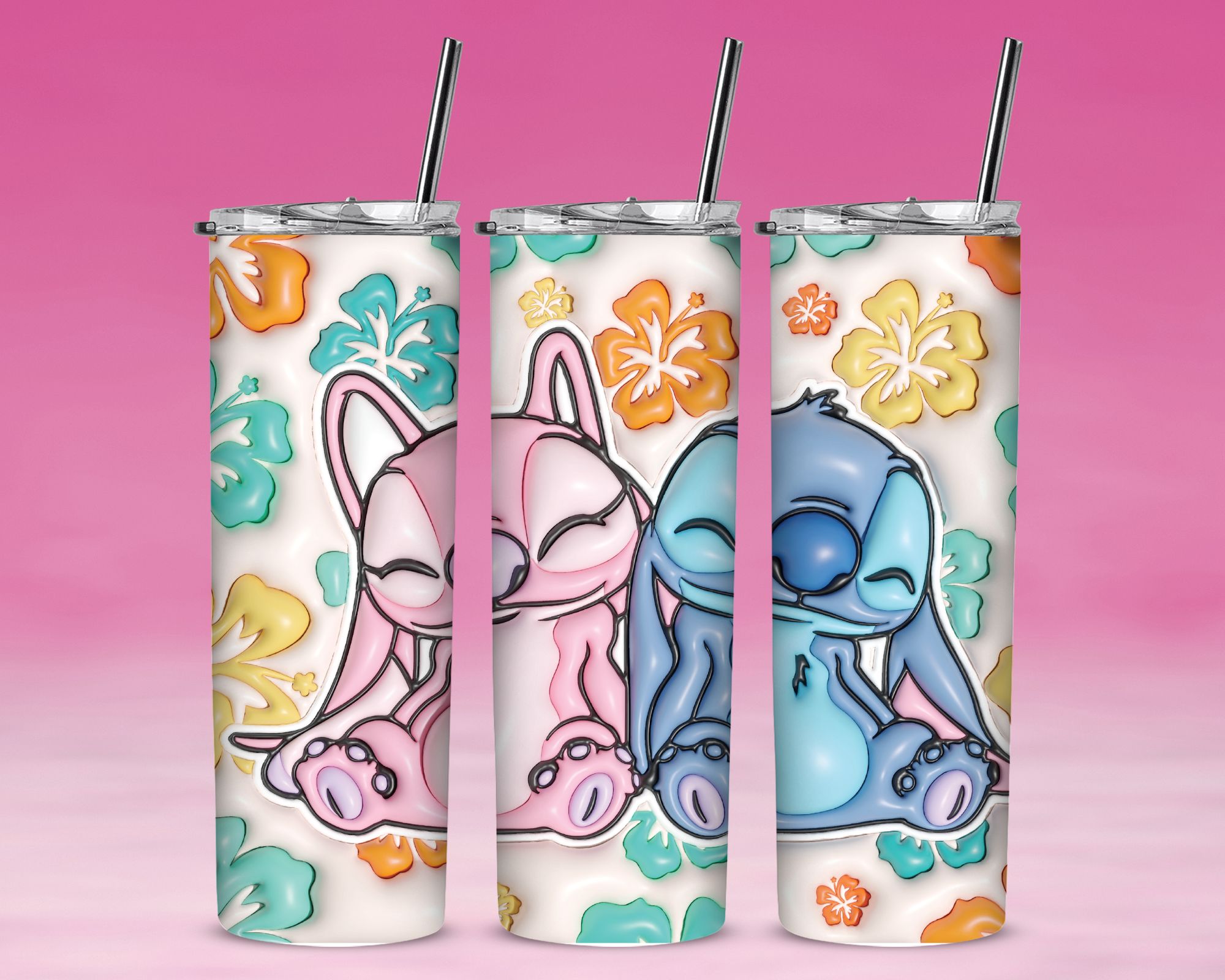 212 Stitch Angel 20oz Stainless Steel Tumbler