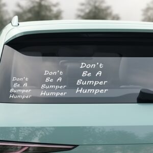 12 Bumper Humper Car Decal