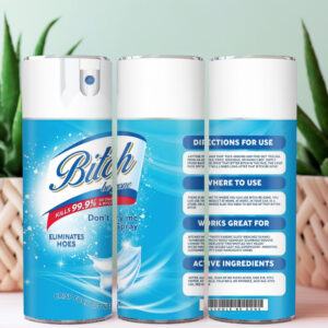 26 Btch Be Gone Blue 20oz Stainless Steel Tumbler