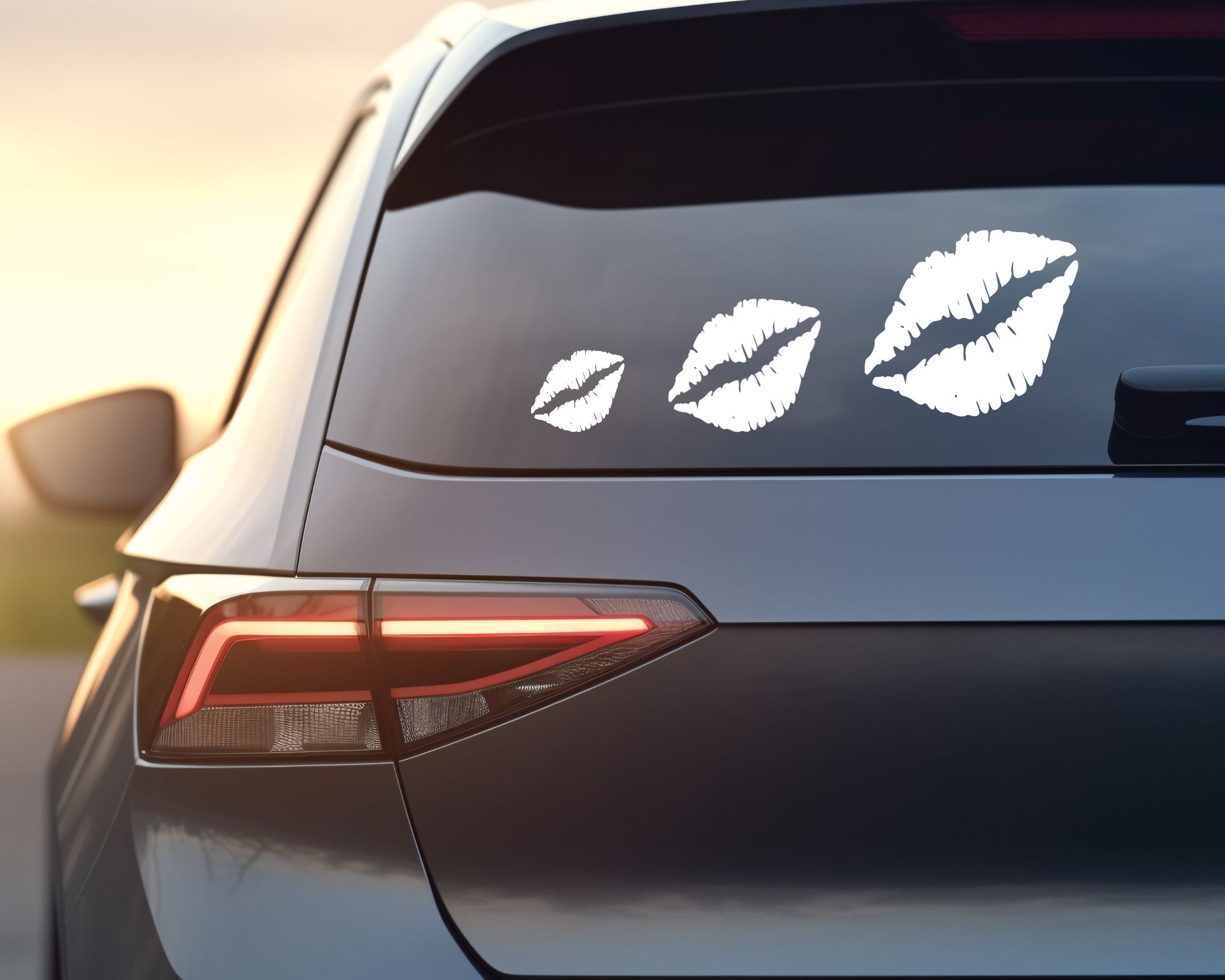 05 Lips Car Decal