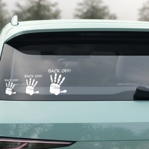 06 Back Off Car Decal