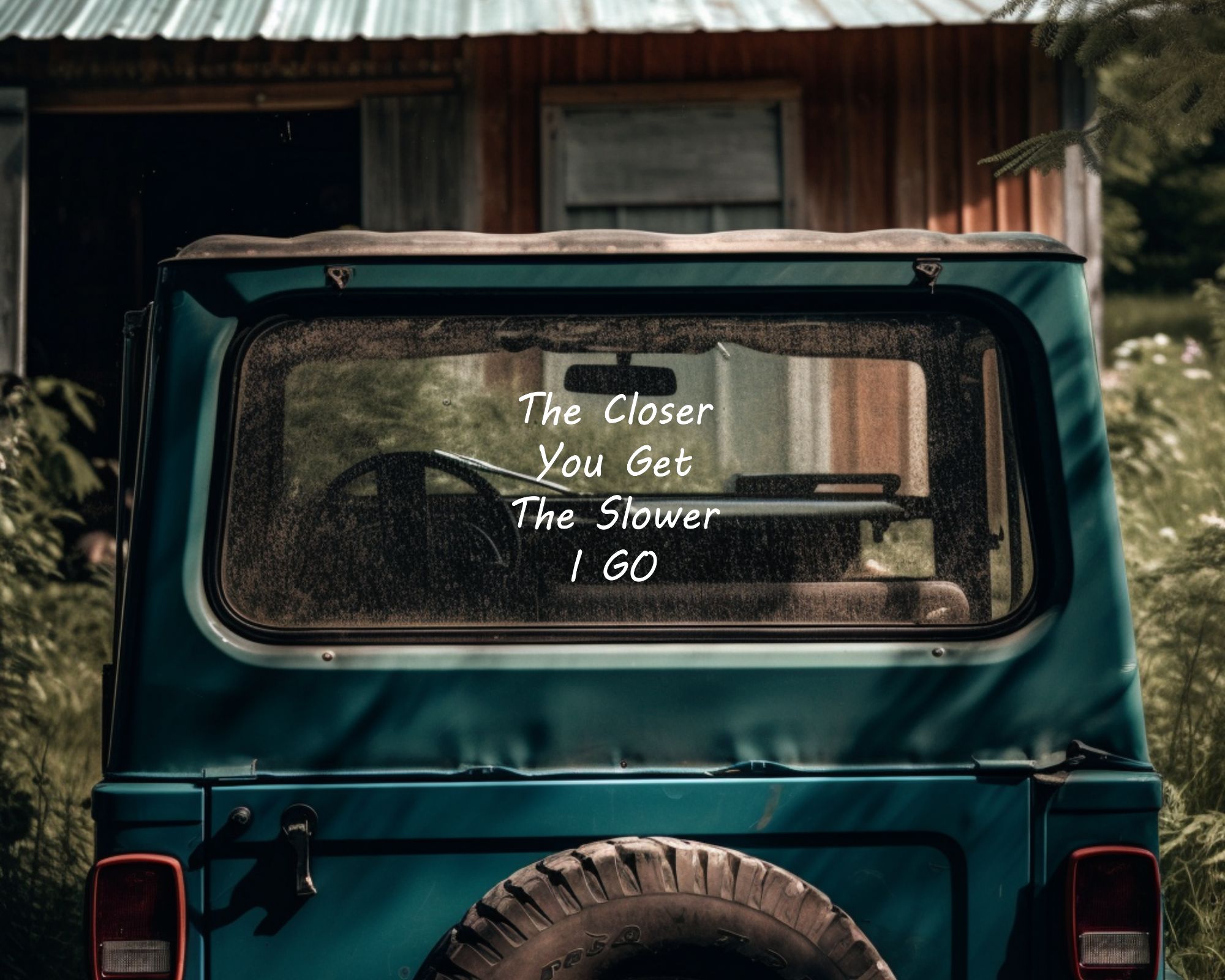 10 The Closer You Get Car Decal - Image 5