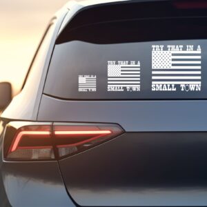 36 Small Town Car Decal