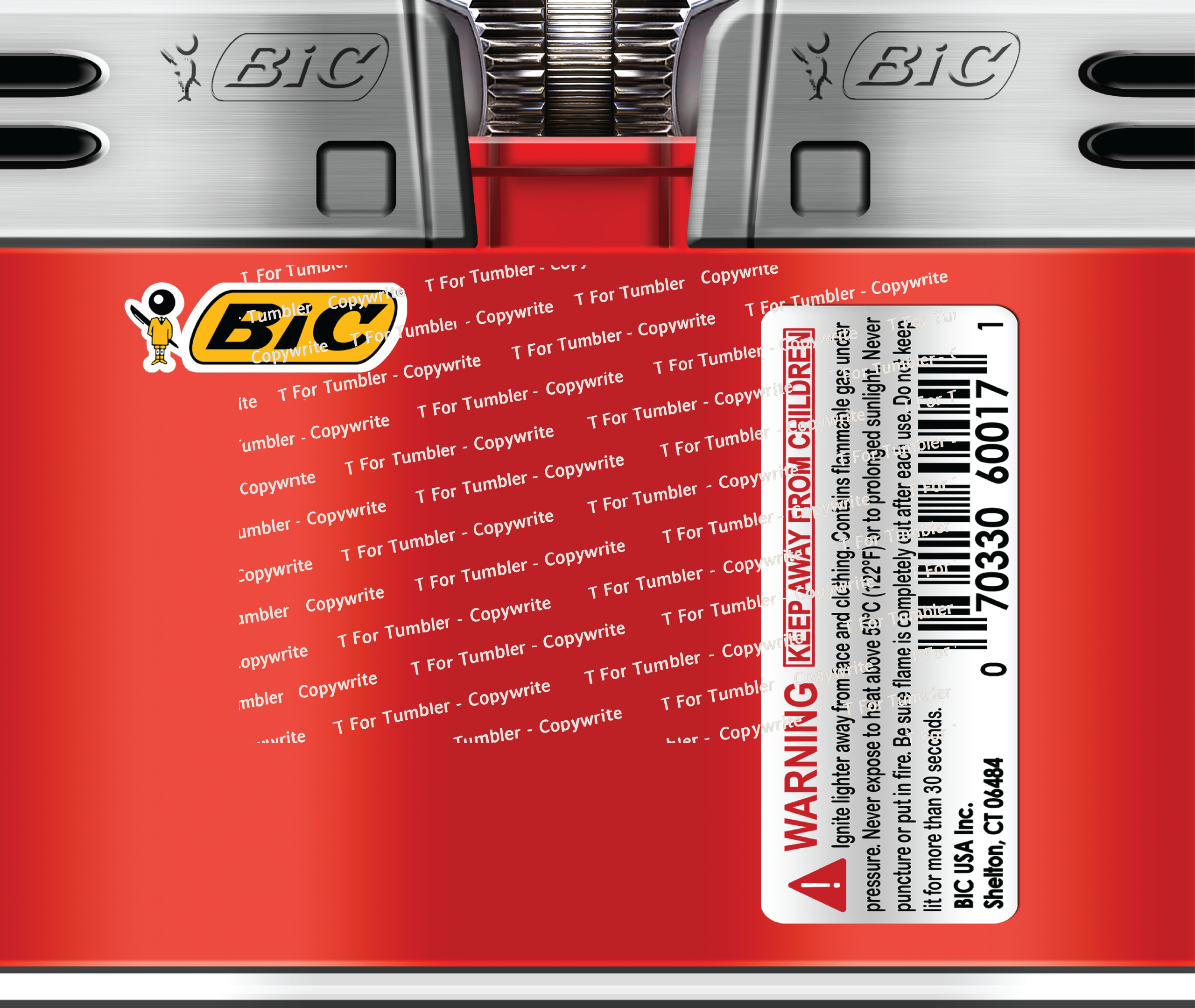 TD035 Bic Lighter 20oz Slim Tumbler DESIGN ONLY! Download!