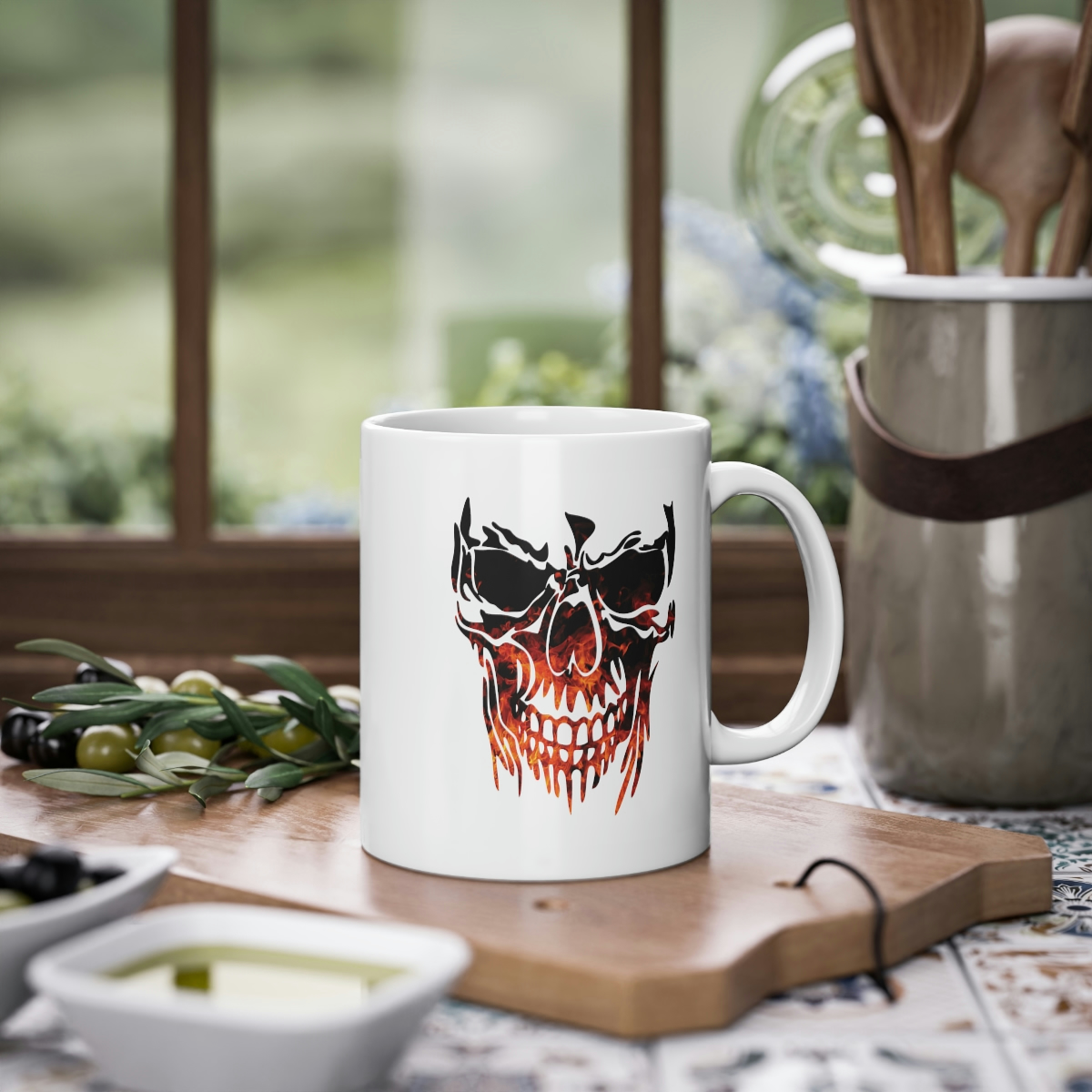 033 Skull 13 Coffee Mug - Image 3