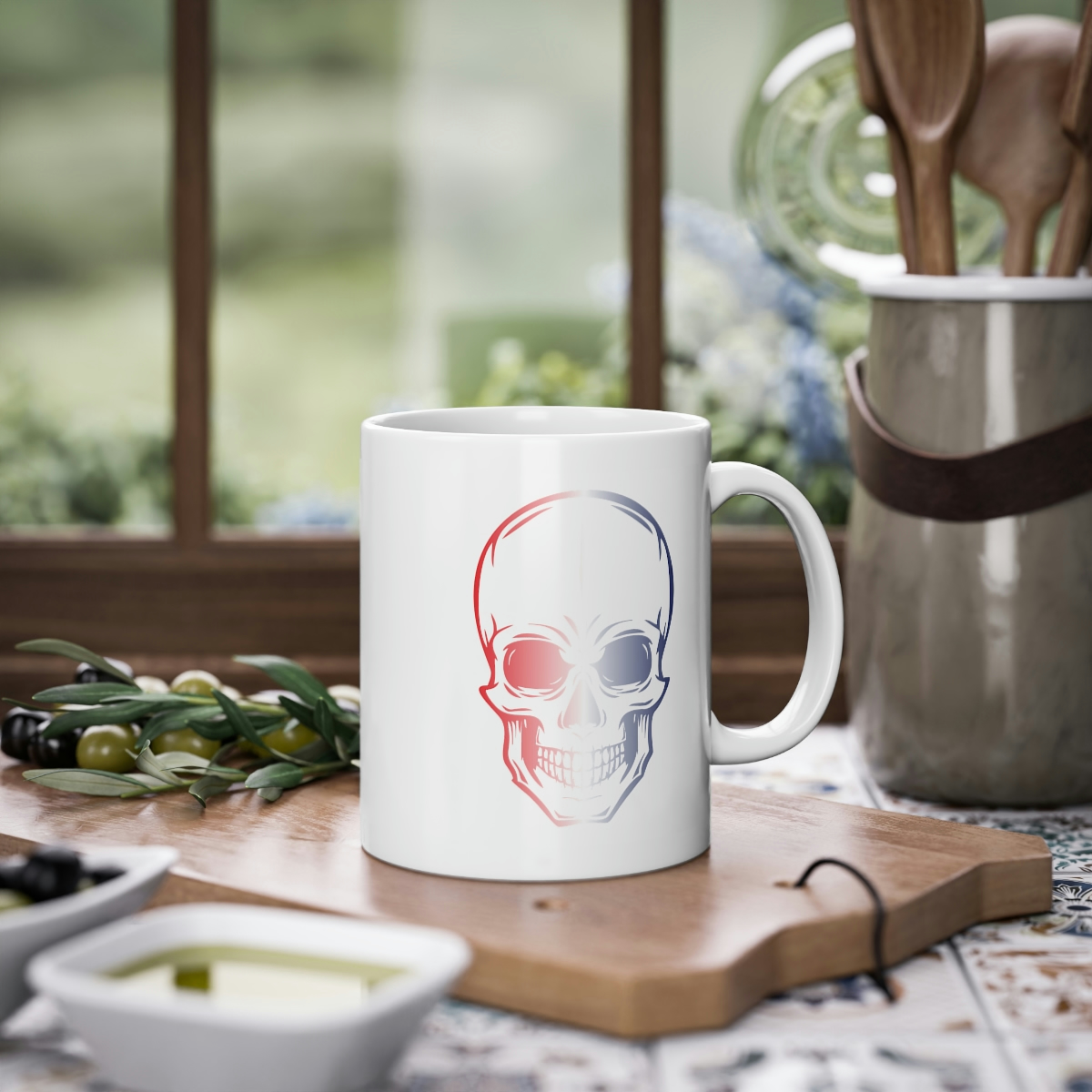 037 Skull 37 Coffee Mug - Image 4