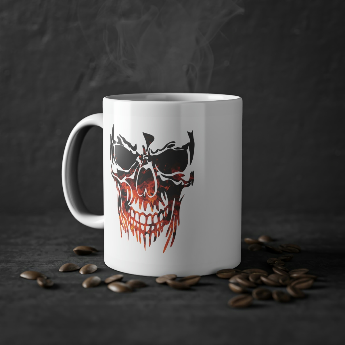 033 Skull 13 Coffee Mug - Image 2