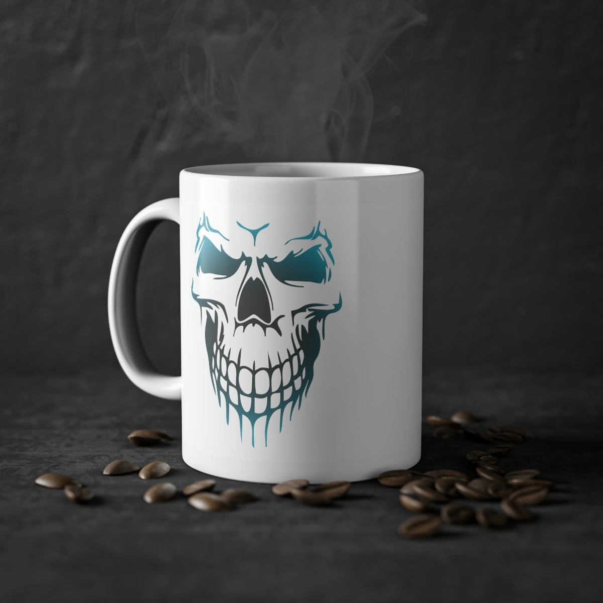 039 Skull 38 Coffee Mug - Image 3