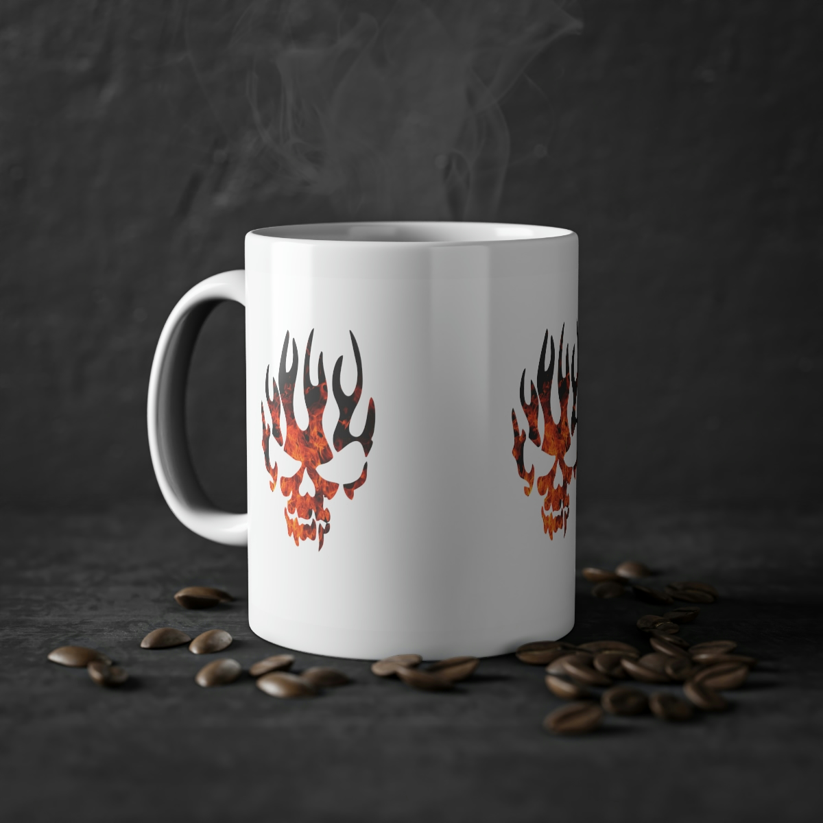 036 Skull 32 Coffee Mug - Image 2