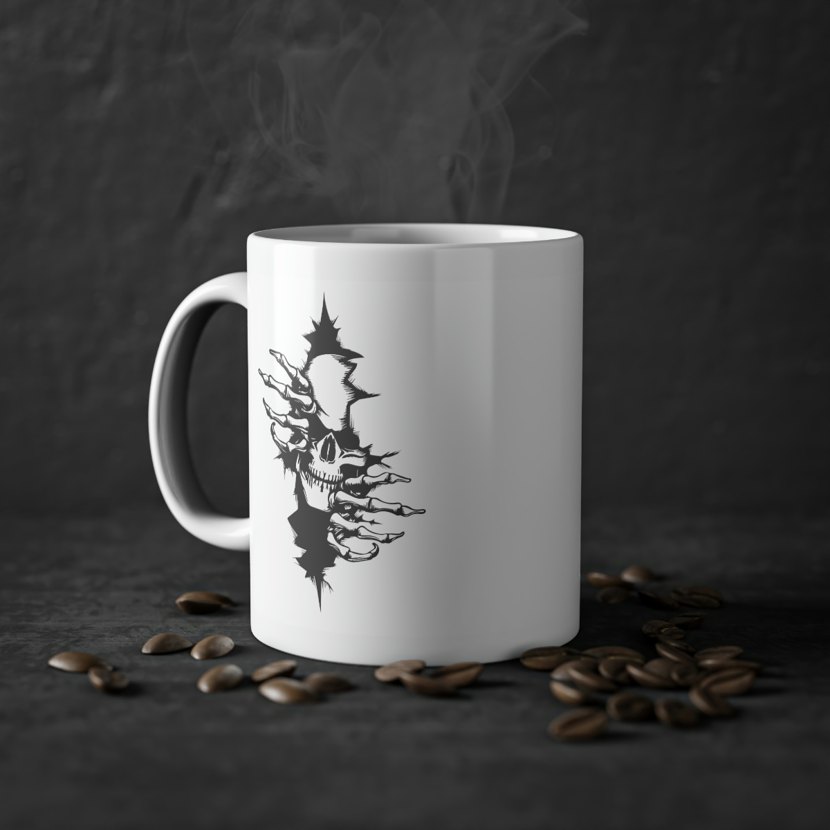 040 Skull Breakout Coffee Mug - Image 2