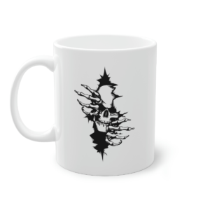 040 Skull Breakout Coffee Mug
