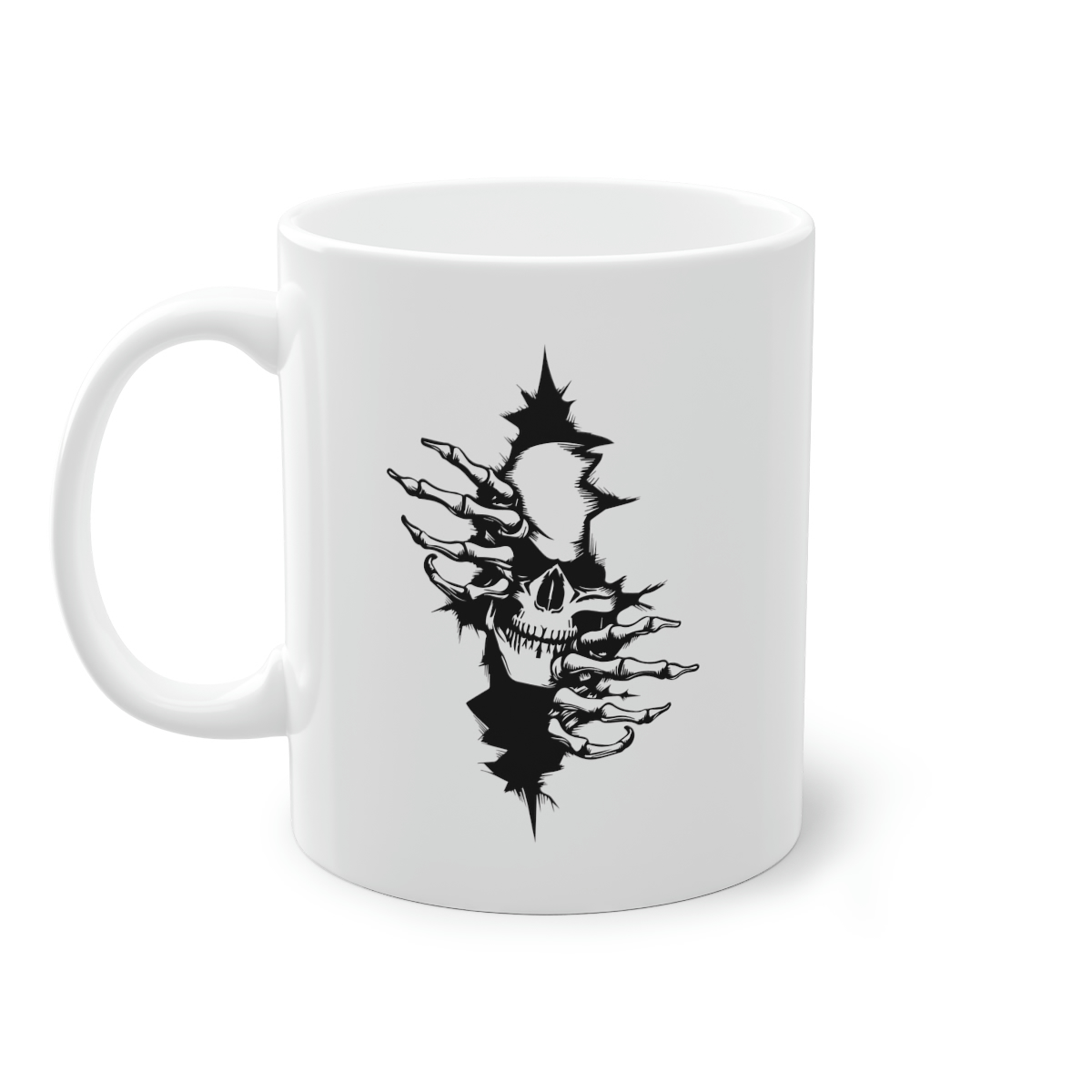 040 Skull Breakout Coffee Mug