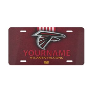 NFL 02 Atlanta Falcons Personalized Vanity Plate - Aluminum