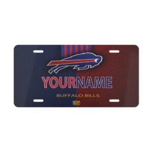NFL 04 Buffalo Bills Personalized Vanity Plate - Aluminum