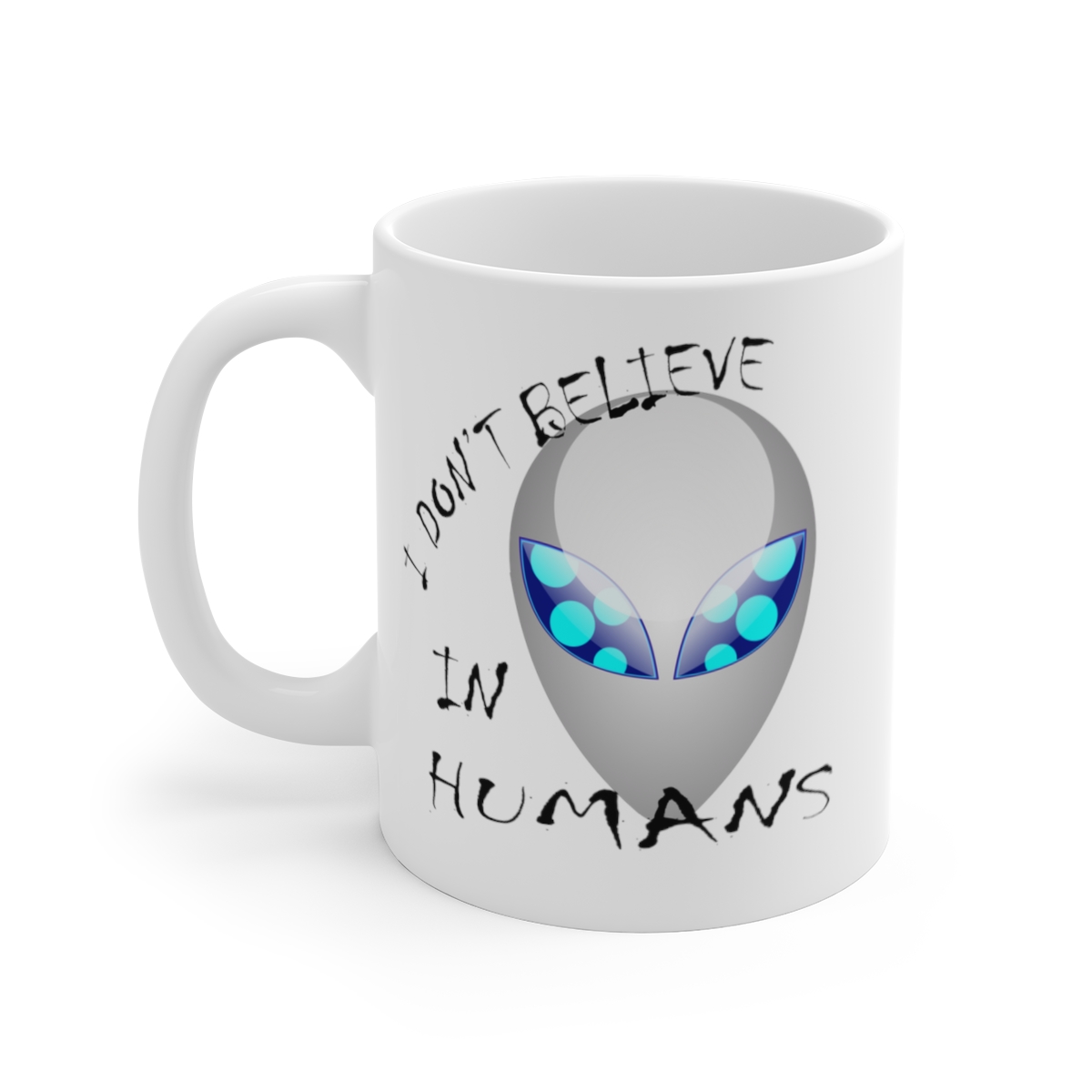 072 Alien Believe Coffee Mug - Image 4