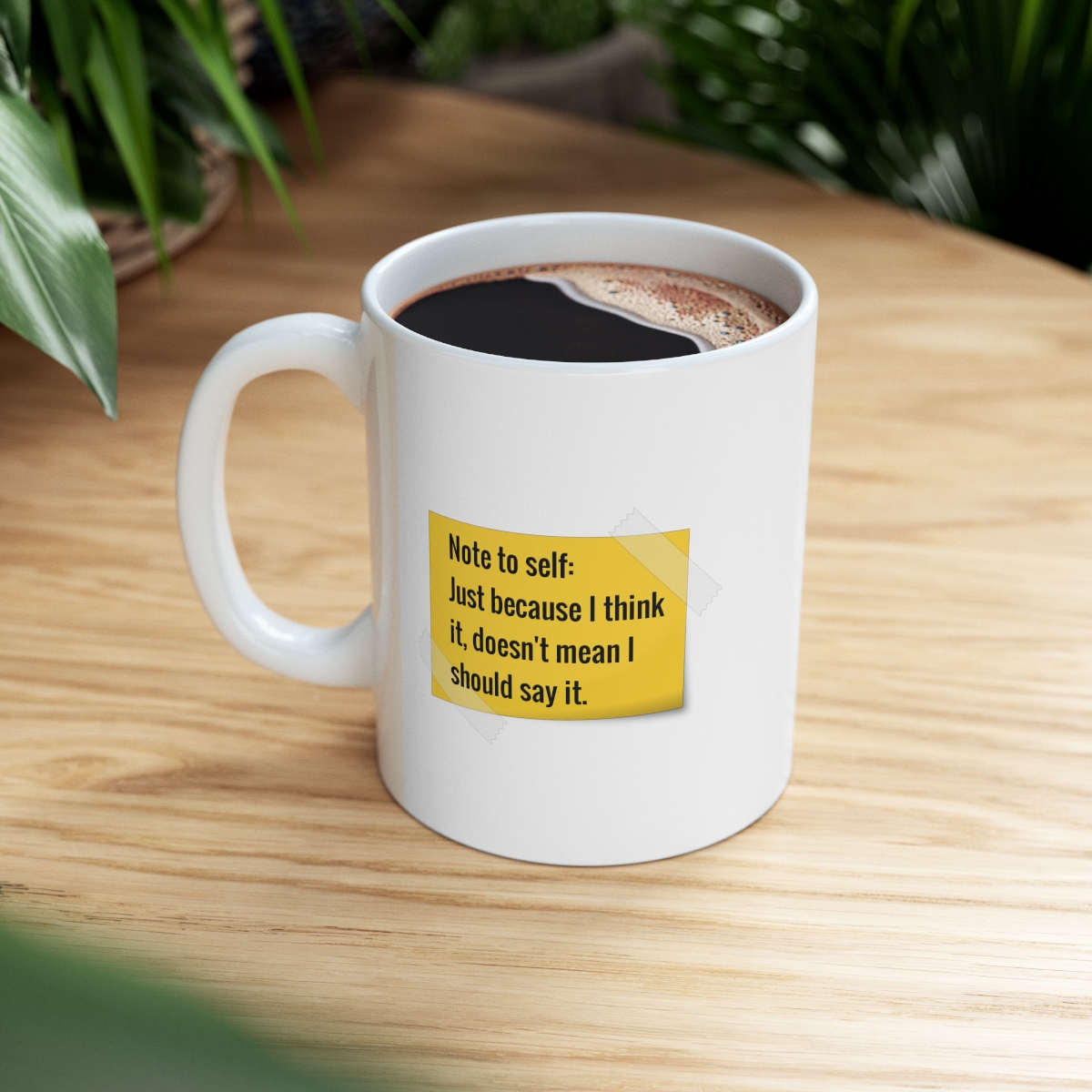 057 Note To Self Coffee Mug - Image 3