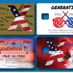 13 GenX Credit Card Skin Set 4pc