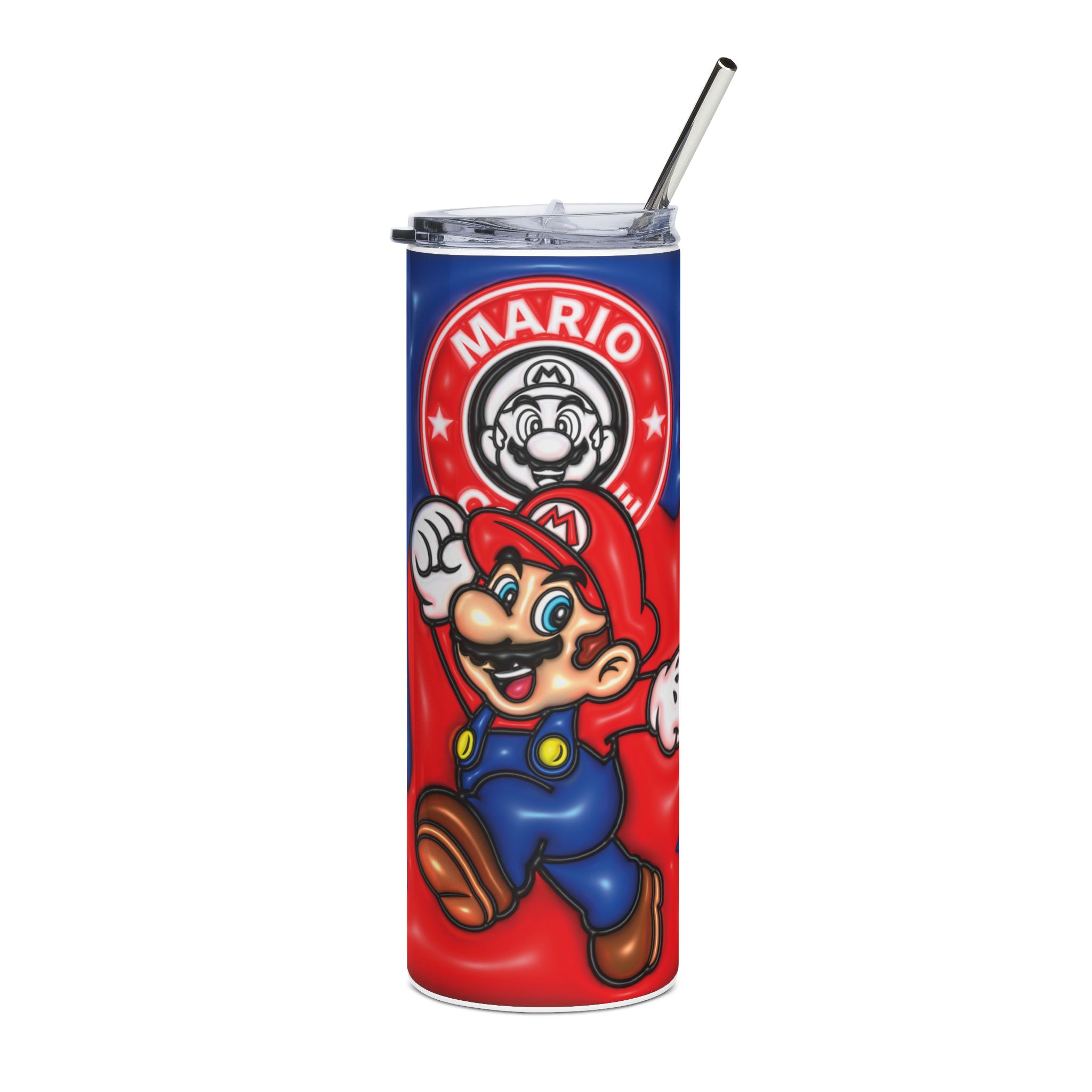 186 Mario Coffee 20oz Stainless Steel Tumbler - Image 4