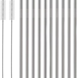 2pk Stainless Steel Straws For Tumbler 20oz